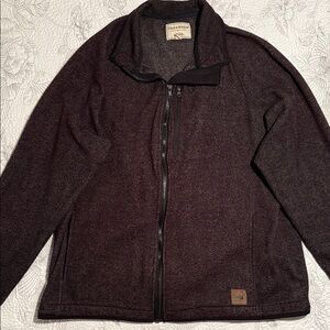 Field & Stream Men's Dark Brown Zip-Up Sweater